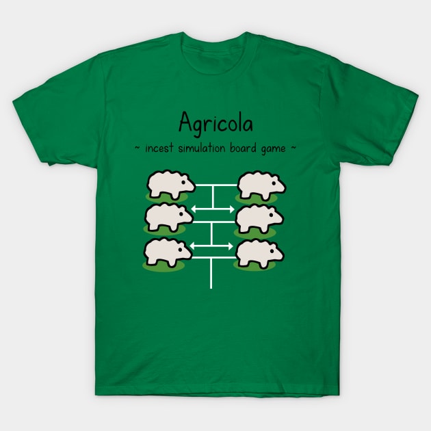 Inbreeding farming T-Shirt by hungryfatcat